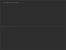 Tablet Screenshot of candy-bowl.com